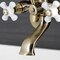 Kingston Brass Wall Mount Clawfoot Tub Faucet with Hand Shower, Antique Brass KS266PXAB - alternate 2
